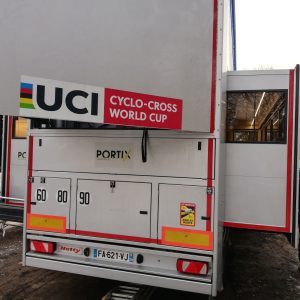 Technikwagen von der UCI "geborgt"